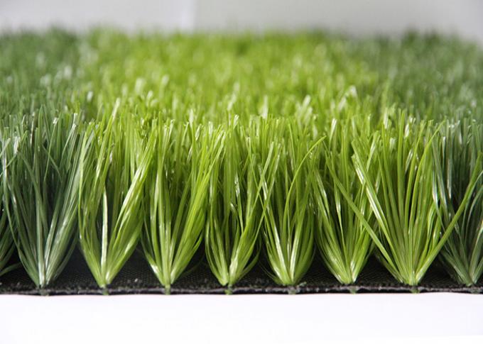 50mm doppeltes Spined Fußball PET materielles künstliches Gras-zweifarbige ausgezeichnete Stellung Matte Appearance 0