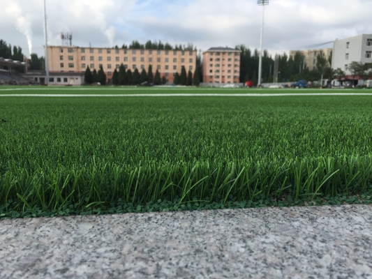 CHINA Gesponnener Schutzträger-Fußball-Rasen bedecken Aritificial für Fußballplatz mit Gras fournisseur