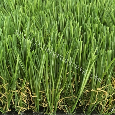 CHINA Seidiges weiches Einzelfaden PET + gelockter künstlicher Rasen pp. im Freien/künstliche Gras-Teppich-Wolldecke fournisseur