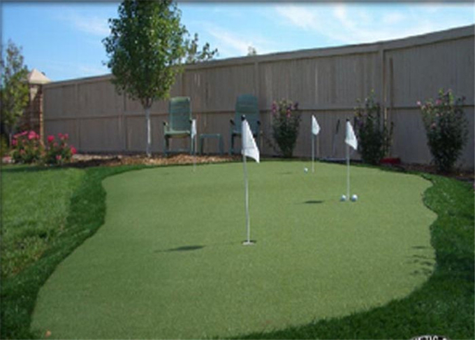 Rasen-Yard-Anzeigen-kundenspezifisches Golf-künstlicher Gras-Fälschungs-Rasen umweltfreundlich 0