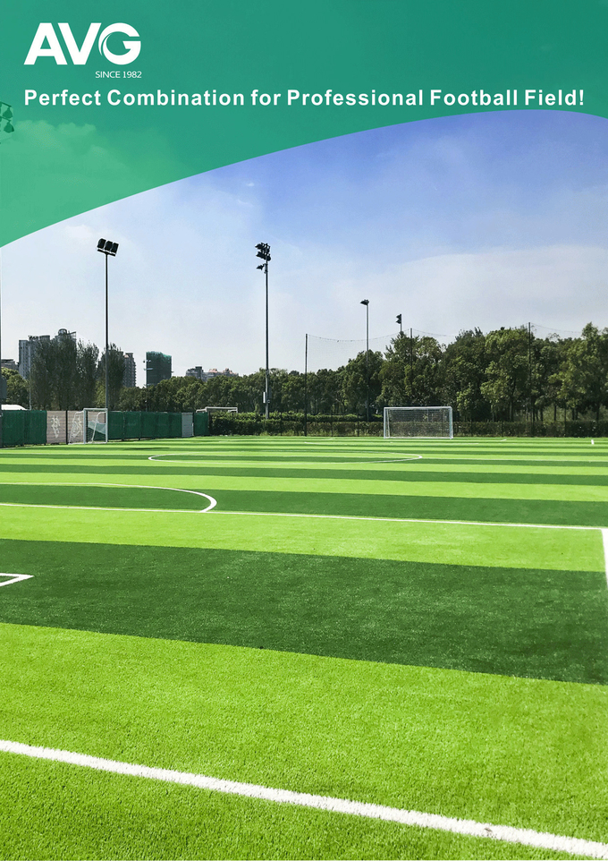 Einzigartiger Diamond Green Football Synthetic Turf bedecken künstlichen Teppich Fußball Futsal mit Gras 0